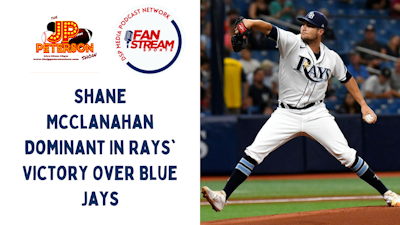 Episode image for JP Peterson Show 5/25: Shane McClanahan Dominant In #Rays' Victory Over #BlueJays