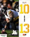 Steelers lose 13-10 to the Browns at Cleveland