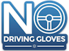 No Driving Gloves Logo
