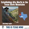 Establishing Alta Marfa in the Texas Davis Mountains