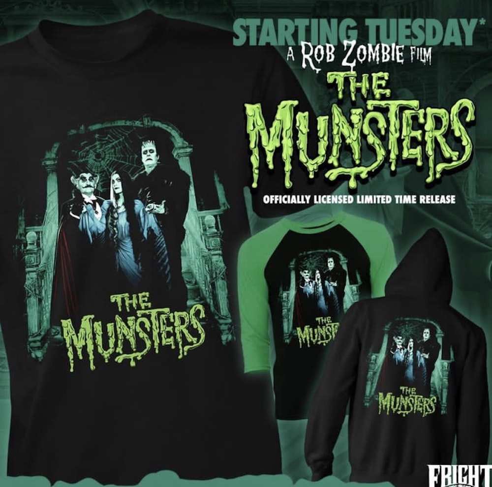 NEW OFFICIAL THE MUNSTERS 2022 Merch