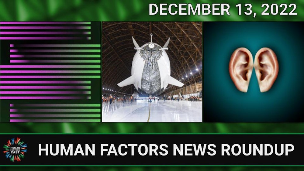 Human Factors Weekly News (12/13/22)