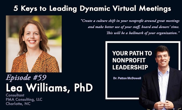 59: 5 Keys to Leading Dynamic Virtual Meetings (Lea Williams)