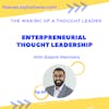 Entrepreneurial Thought Leadership with Sidarth Mahindra
