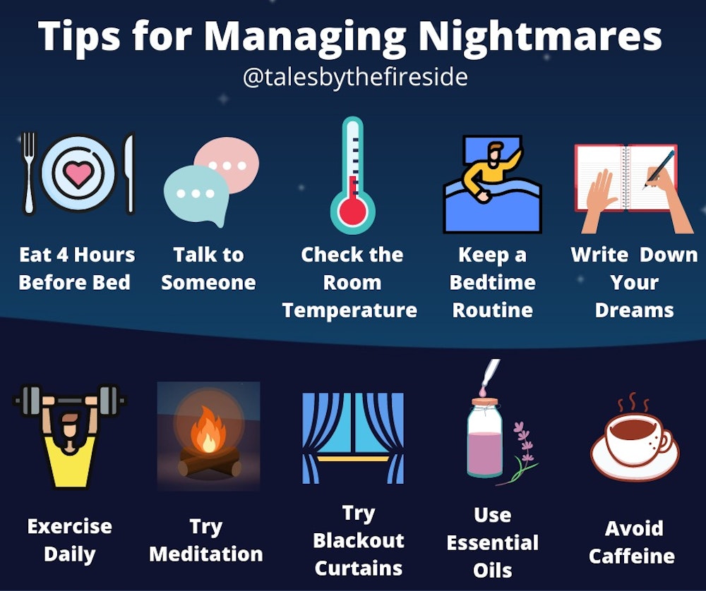10 Tips to Help you Manage Nightmares