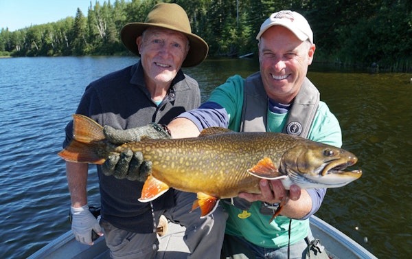 Brook trout fly fishing on Canada's Nipigon River with Gord Ellis