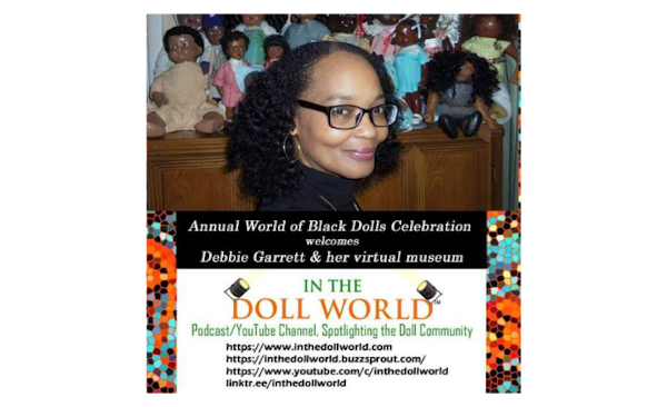 Debbie Garrett,  Author and Black Doll Collector