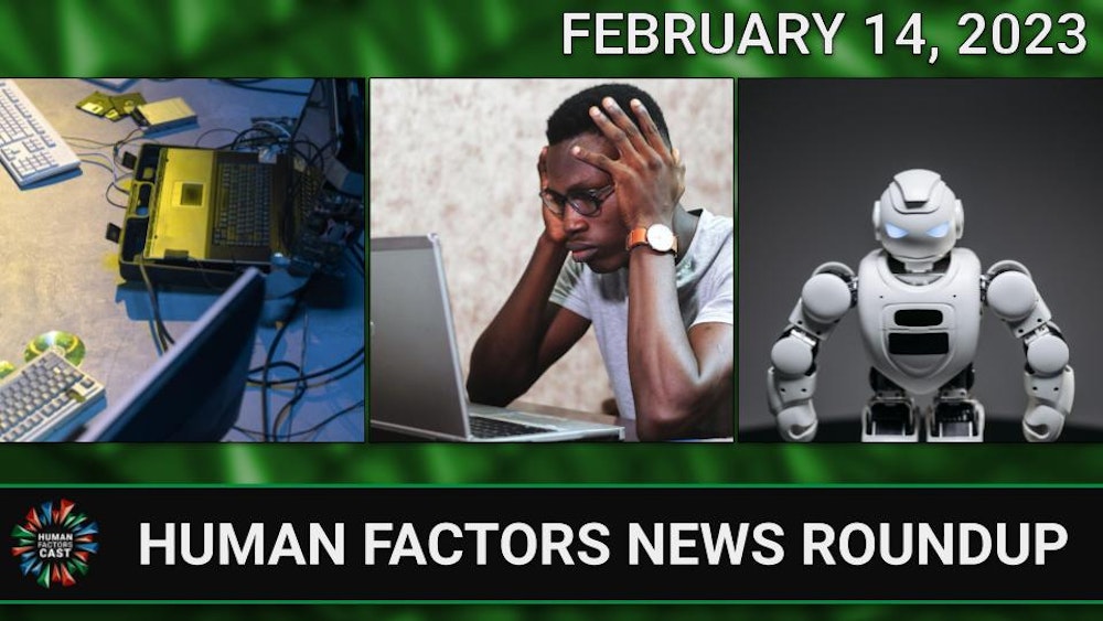 Human Factors Weekly News 14FEB2023