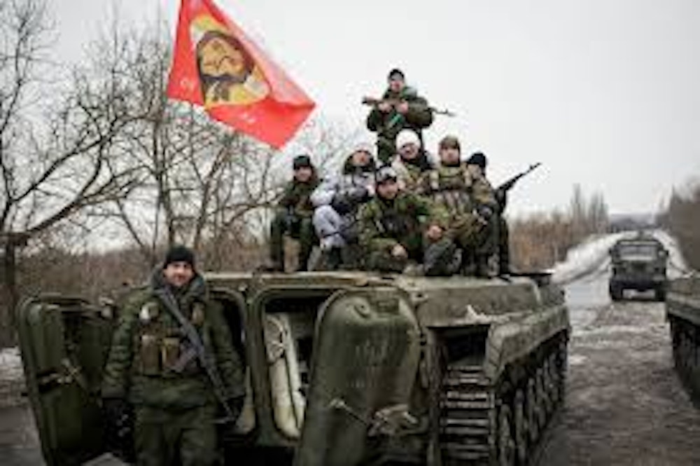 Russia and Ukraine on the brink of war.