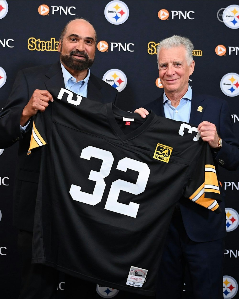 Franco Harris #32 Retired By The Team.