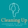 Cleaning Up. Leadership in an age of climate change. Logo