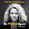 The MUNAlogues - Hello World. Hello Change. Logo