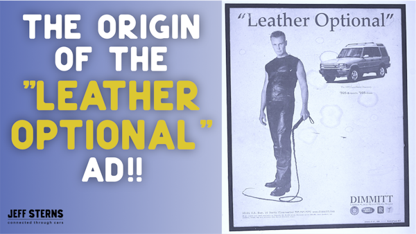 The LEATHER OPTIONAL AD!! How did this iconic ad series begin?!? Micheal Sterns introduced Sean Marra and Jeff Sterns ...