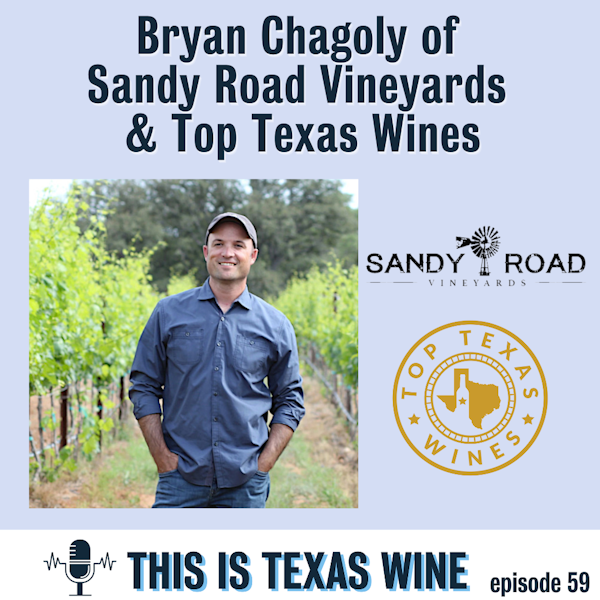 Bryan Chagoly of Sandy Road Vineyards and Top Texas Wines