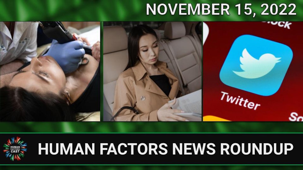 Human Factors Weekly News (11/15/22)