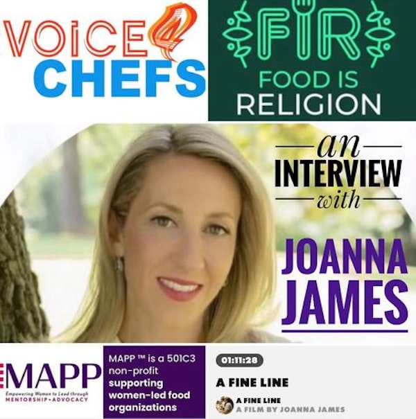 Food Talk Show w/Chef Mimi and multi-award-winning filmmaker Joanna James