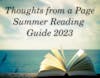 Summer Reading Guide 2023