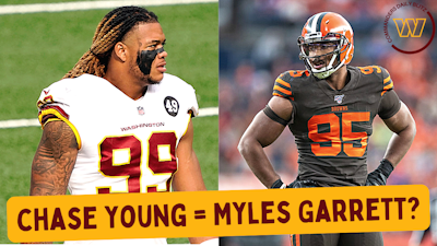 Episode image for Commanders Camp: Can Chase Young Be Another Myles Garrett?