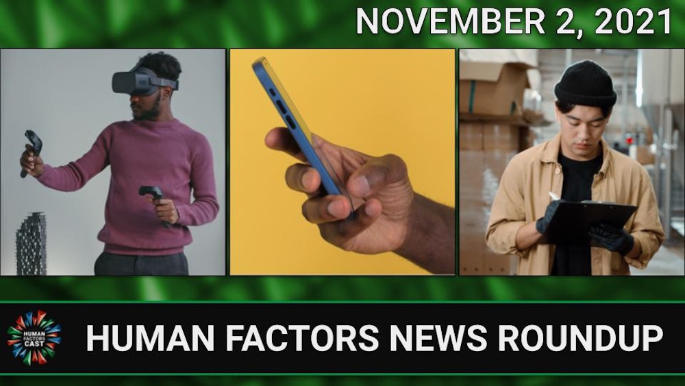 Human Factors Weekly News (11/02/21)