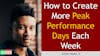 205. How to Create More Peak Performance Days Each Week with Julian Hayes, II