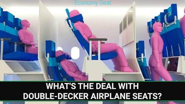 E250 - What's the Deal with Double-Decker Airplane Seats?