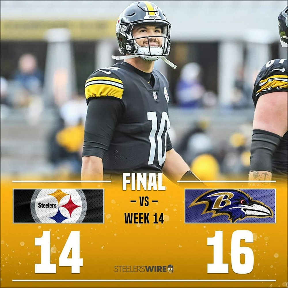The Steelers Fall To The Ravens, All But Ends There Playoff Hopes.