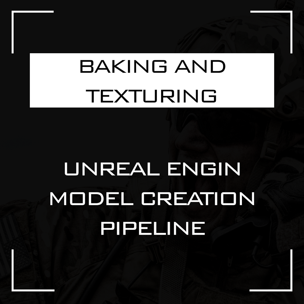 Baking and Texturing 3D Model Creation Pipeline