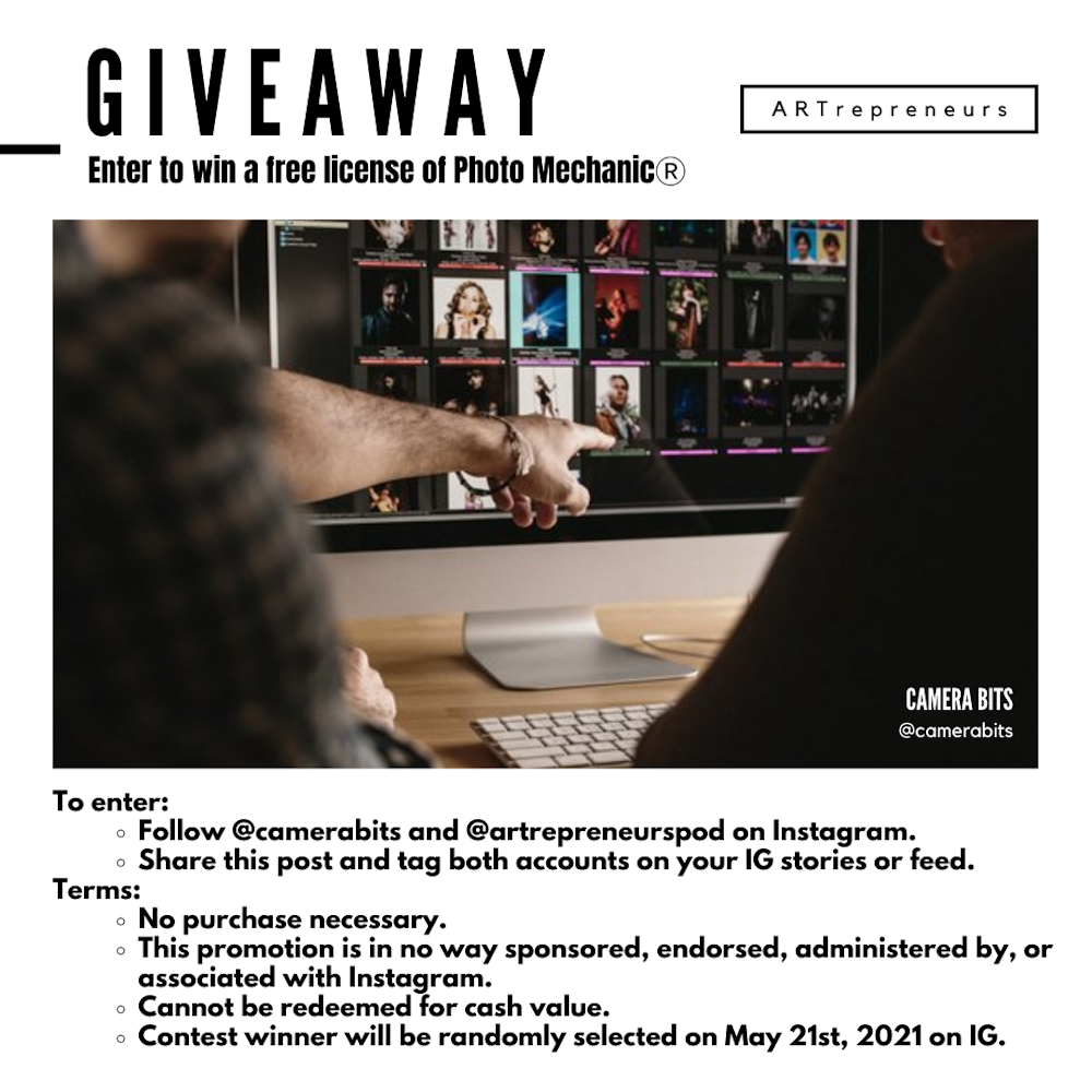 Photo Mechanic Giveaway!  Ends 5/21/21