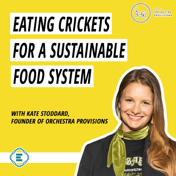 #211 - Eating Crickets: The Key to a Sustainable Food System? with Kate Stoddard of Orchestra Provisions