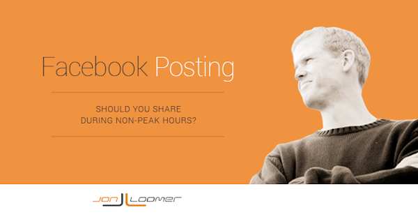 Facebook Content Strategy: Is it Better to Post at Non-Peak Times?