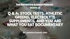 Q & A: Stool Tests, Athletic Greens, Electrolyte Supplements, and You are What You Eat Documentary