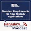 Standard Requirements for New Tenancy Applications