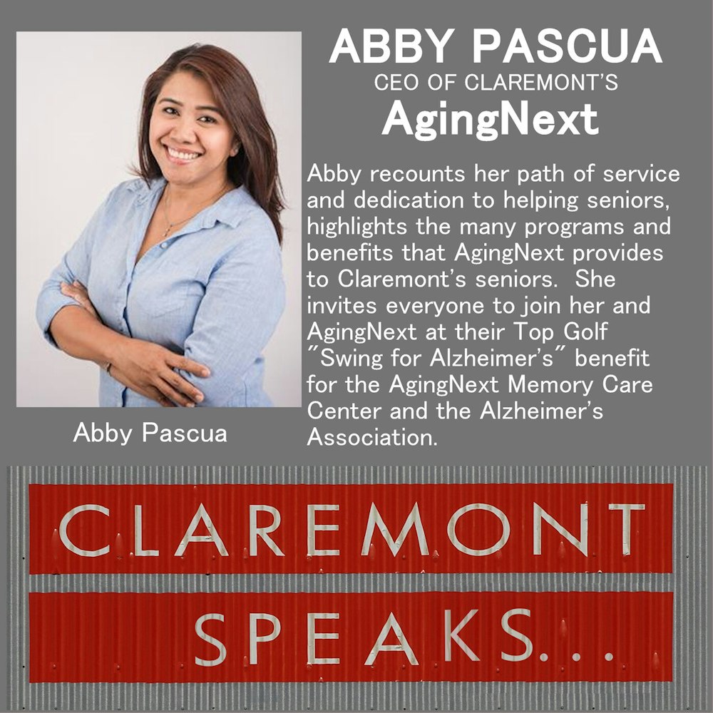 Aging Well means Living Well - the right resources can make the difference;  AgingNext CEO Abby Pascua on optimally managing aging.