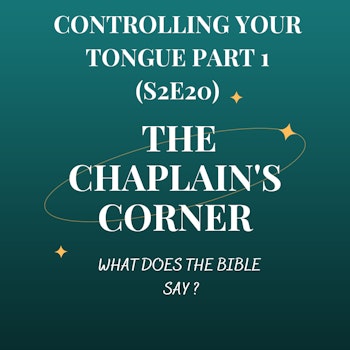 Controlling Your Tongue Series Part 1