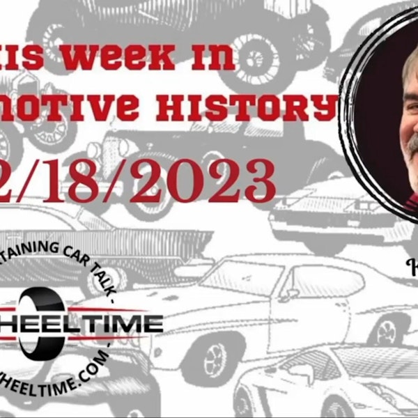 Racing season is here, and Rodney Rodriguez has more, then it is This Week In Auto History!