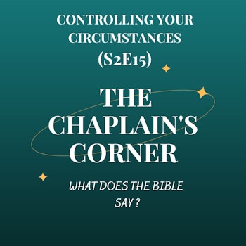 Controlling Your Circumstances