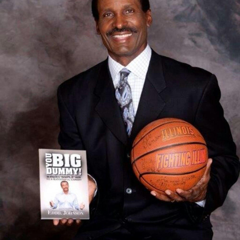 Eddie Johnson: NBA Sixth Man of the Year, Illinois great, TV analyst and author - AIR041
