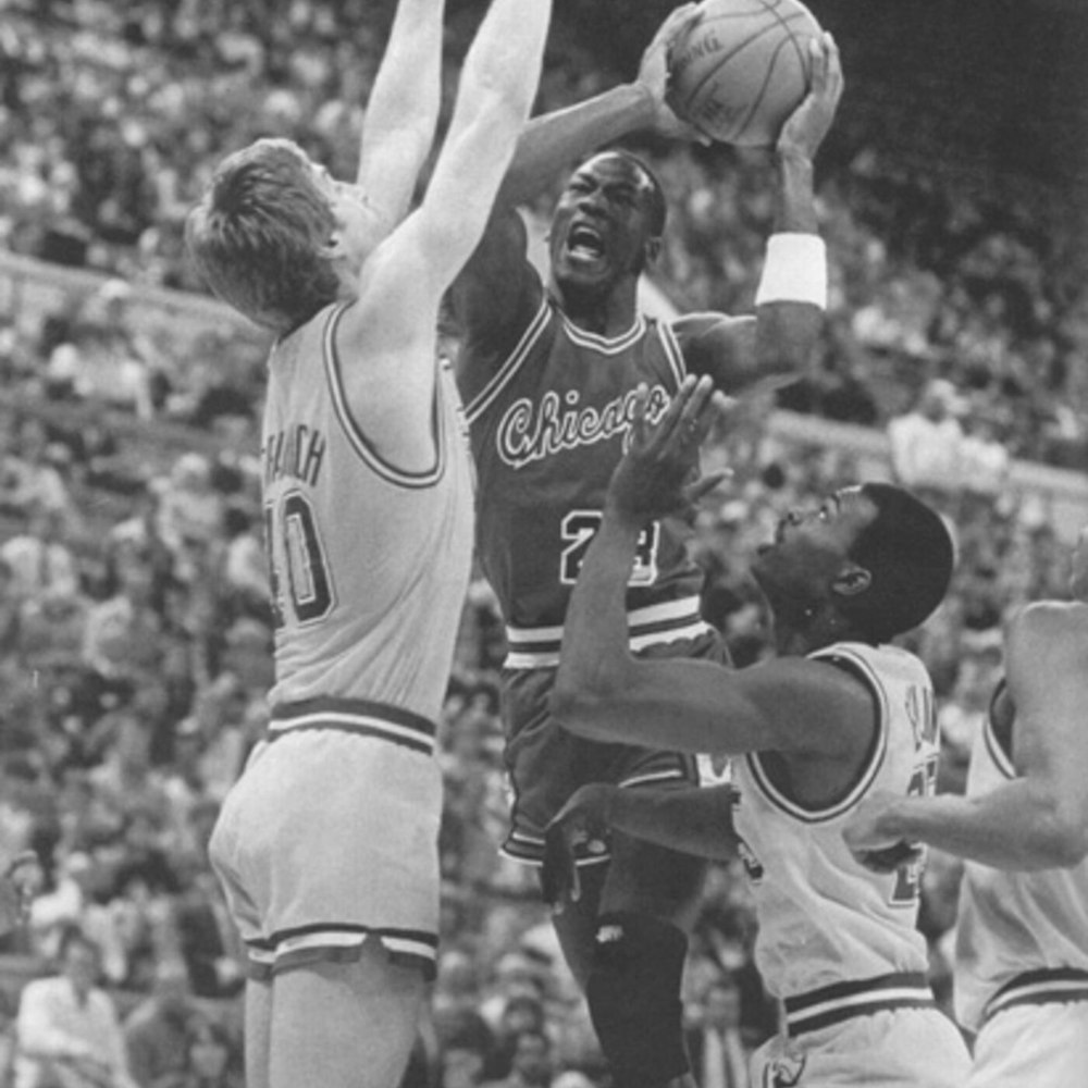 Michael Jordan's rookie NBA season - March 25 through April 14, 1985 - NB85-25