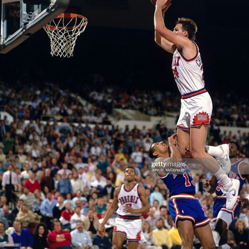 Tom Chambers' [Hall of Fame] dunk on Mark Jackson (Jan 27, 1989) - BTG-8