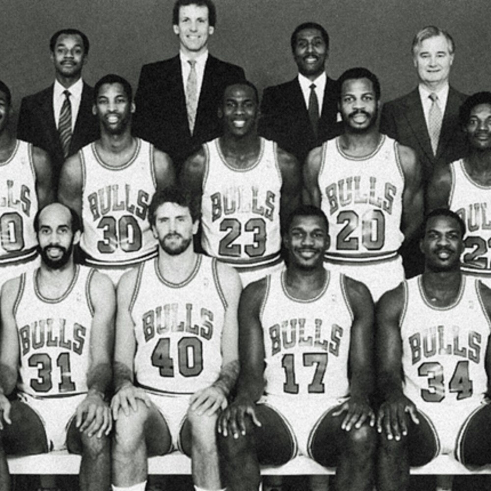 Michael Jordan's third NBA season - pre-draft / 1986 Draft, 1986-87 Bulls training camp and preseason games - NB87-1