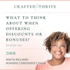 What To Think About When Offering Discounts or Bonuses?