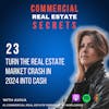 Turn The Real Estate Market Crash in 2024 Into Cash