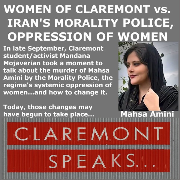 Activist Mandana Mojaverian on the murder of Mahsa Amini, the oppressive Iranian regime, and effecting much-needed change.