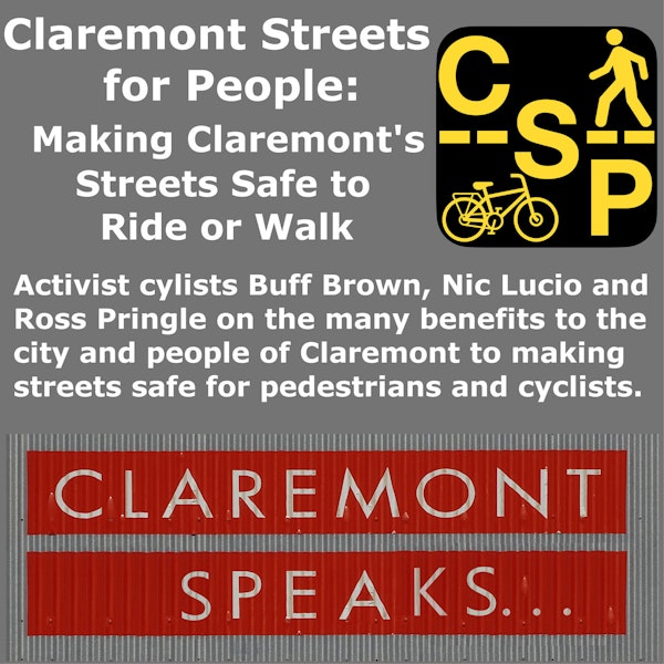 Claremont Streets For People: Making It Safe To Ride Or Walk In Claremont