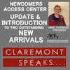 Newcomers Access Center's Anne Thorward, President, shares news & updates, and introduces two outstanding new arrivals.