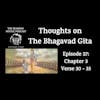 Thoughts on The Bhagavad Gita (Chapter 3: Verse 30 - Verse 35)