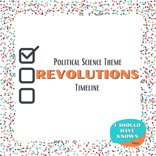 Revolutions Timeline - Political Science Theme