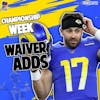 NFL Waiver Wire Adds Week 17: How to WIN the Fantasy Football Championship in your LEAGUE (Playoffs)