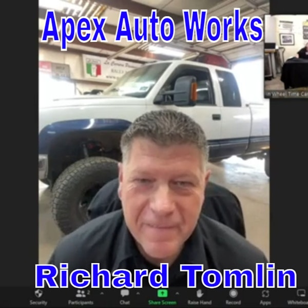 Richard Tomlin is running back from PRI to talk with us...and planning on some SCCA races!
