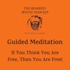 Guided Meditation: If You Think You Are Free, Then You Are Free!